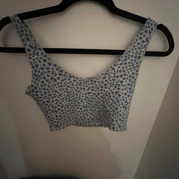 Brandy Melville Blue Leopard Lydia Tank - Picture 1 of 1